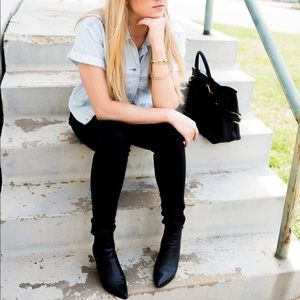 Gap short sleeve denim jacket. Size S